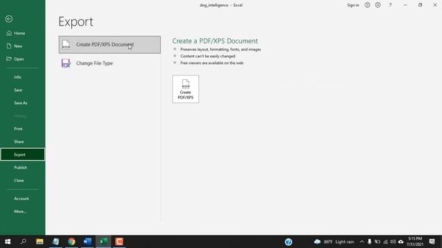How to Save Selected Range As PDF From Excel смотреть онлайн