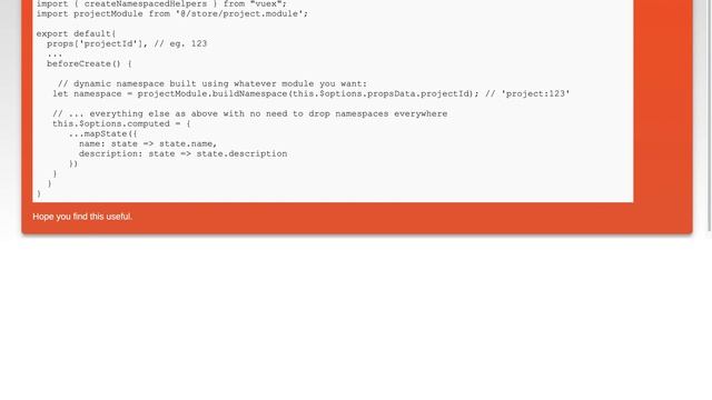 Pass prop as module name when mapping to namespaced module смотреть онлайн
