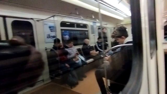 САНКТ-ПЕТЕРБУРГ!Поездка на метровагоне 81.5402 Пришелец по маршруту 40508.05.2022