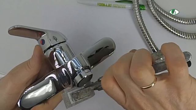 Ремонт переключателя смесителя с коротким изливом Vidima смотреть онлайн