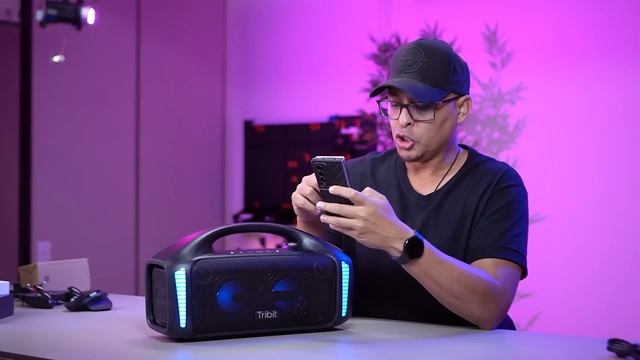 BAITA CAIXA DE SOM TRIBIT STORMBOX DE 90W. Caixa de som bluetooth portátil смотреть онлайн