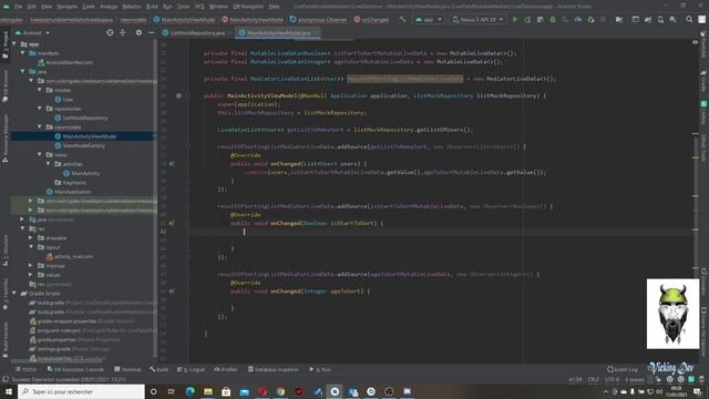 LiveData MutableLivaData MediatorLiveData Java смотреть онлайн