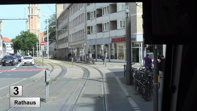 Straßenbahn Braunschweig 2022 Linie 3 смотреть онлайн