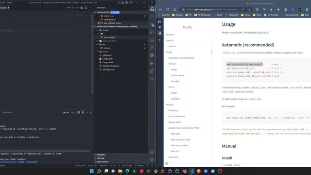 Configuring husky pre-commit git hooks смотреть онлайн
