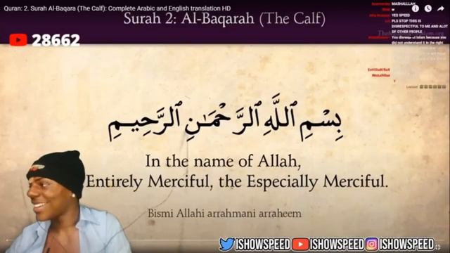 IShowSpeed Is AMAZED When listening To The Quran With English Translation!!🕋🕌 смотреть онлайн