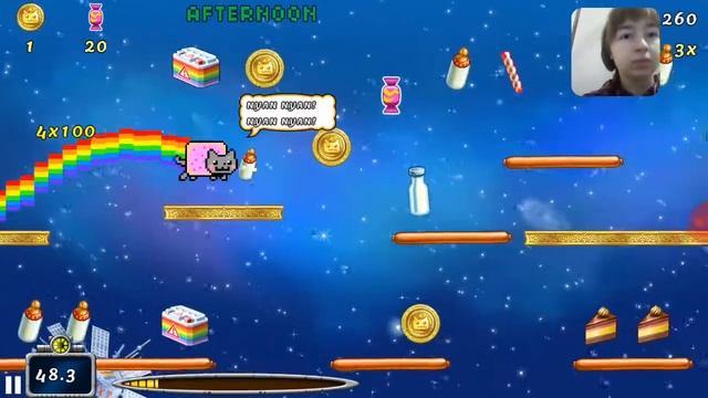 Nyan Cat?Lost in Space?(прохождение игры) смотреть онлайн
