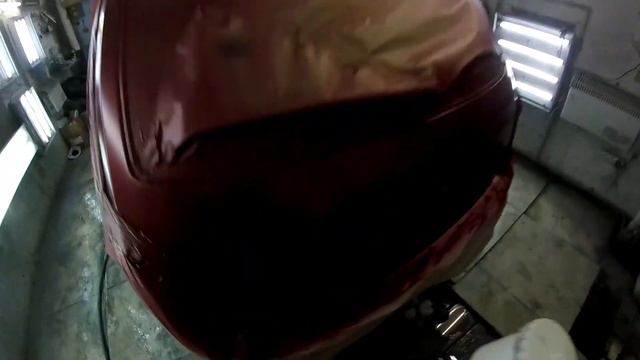 лада калина. покраска трех элементов краскапультами IWATA LS400 WS400 смотреть онлайн