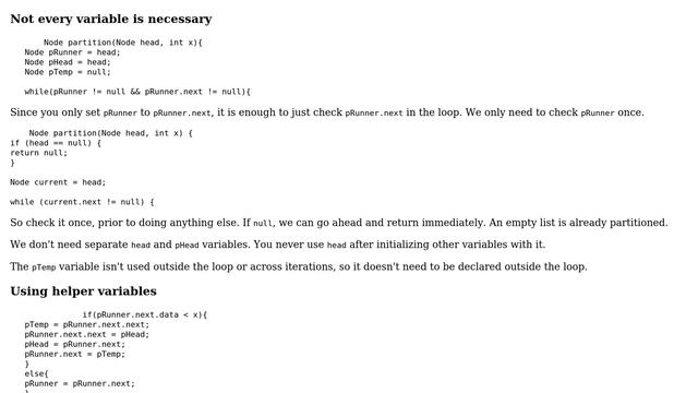 Code Review: Partition a singly linked list using Java (2 Solutions!!) смотреть онлайн