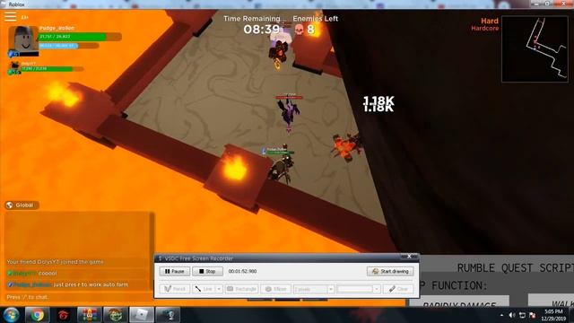 [Roblox] Rumble Quest Script Instant kill смотреть онлайн
