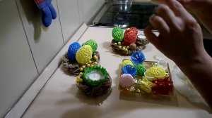 Украшения из айсинга! Пасхальные яйца , бабочки !