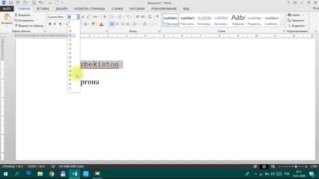 WORD DASTURINI BIR SOATDA  O`RGANING, KOMPYUTER KURSLARI, WORD DASTURI, NO'LDAN O'RGANISH.