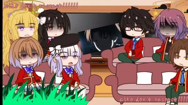 classroom of the elite react to ayanokouji kiyotaka vs ryuen||Gacha club||2/2 смотреть онлайн