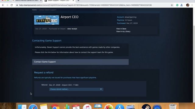 How to Refund Games on Steam - Refund After 14 days or 2 hours Gaming