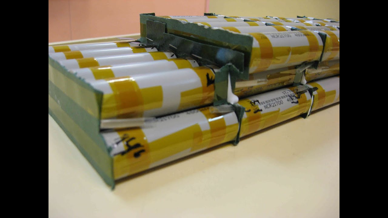 KUGOO G2 pro. Сборка АКБ 14s5p смотреть онлайн