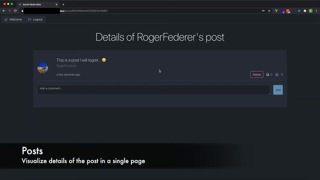 Social Media App Demo using GraphQL and ReactJS смотреть онлайн
