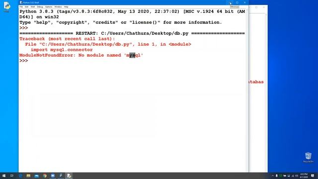 ICT AL Python Database Setup смотреть онлайн