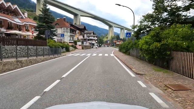 Driving From Brennero To Vipiteno Italy