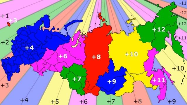 В какой стране больше всего часовых поясов? смотреть онлайн