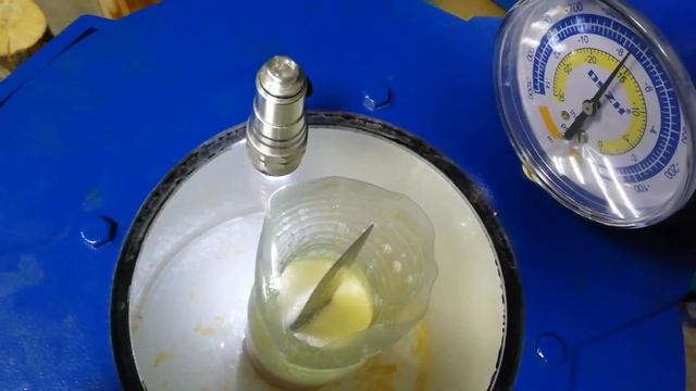 Стабилизация рукояти ножа в камере дегазации смотреть онлайн