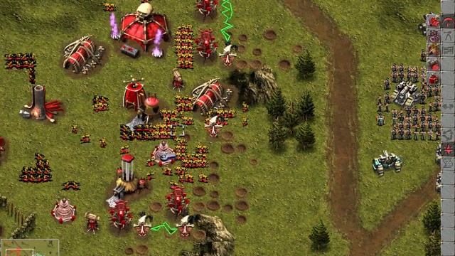 KKND 2 Krossfire 1vs7 (Xtreme) (Evolved) Rus: 15000 Map: Mlti_06