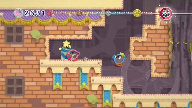 Kirbys Epic Yarn 2 Player - World 7: Dream Land - No Damage 100 Walkthrough