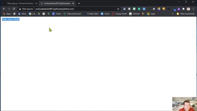 Creating a Flask App using PythonAnywhere Pt 1 смотреть онлайн