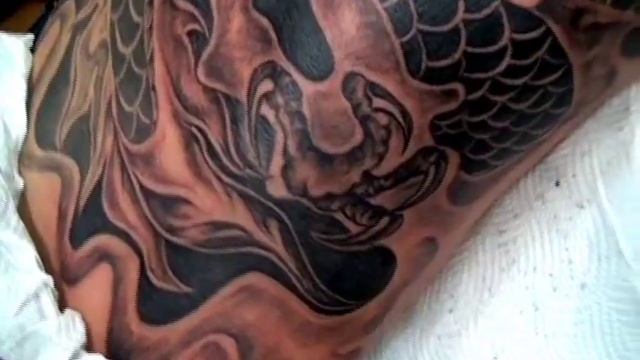 DRAGON FULL BACK COVER UP смотреть онлайн