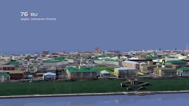 3D-модель Ярославля смотреть онлайн