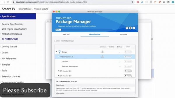 #2 Install Tizen Studio | Tizen TV App Development | samsung | js-spatial-navigation