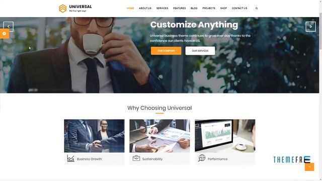 Universal - Business Consulting and Professional Services Joomla Them смотреть онлайн