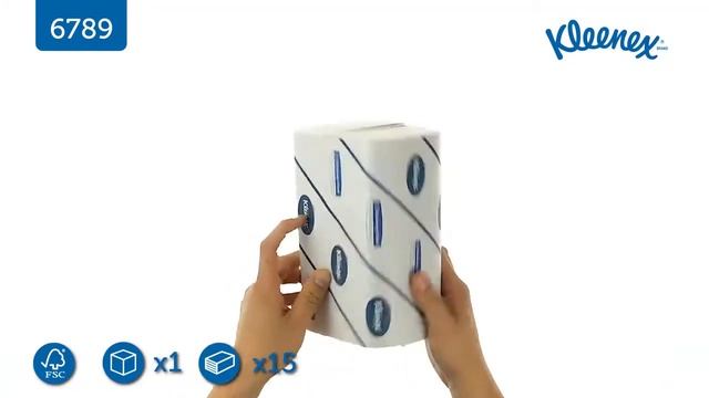 6789 Бумажные полотенца в пачках Kleenex Ultra белые двухслойные (15 пач х 186 л) смотреть онлайн