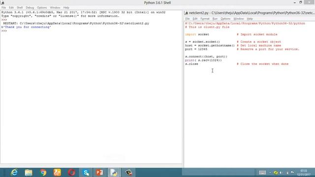 Network socket programming in python - Telugu-Lesson-56 смотреть онлайн