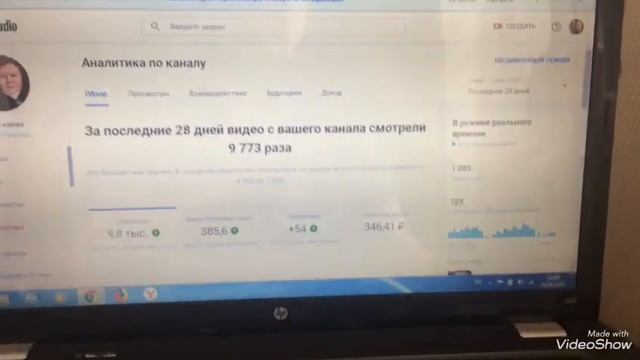 Сколько зарабатывает начинающий Блогер за Первый месяц МОНЕТИЗАЦИИ на Ютубе? Хобби или Заработок?