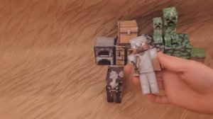 как сделать майнкрафт из бумаги