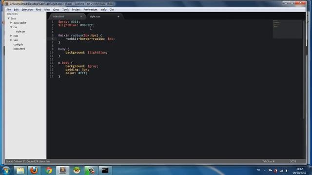 Fonctions et variables CSS avec Sass et Compass -- partie 1 смотреть онлайн