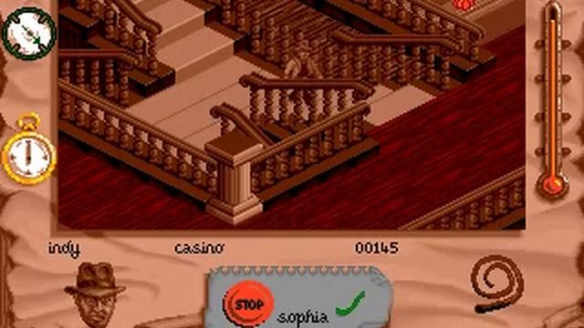 PC-DOS Indiana Jones and the Fate of Atlantis, Action Game (Level 1 casino) смотреть онлайн