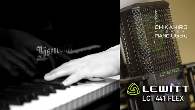 Piano Recording 3 Microphones Comparison, LEWITT LCT441 FLEX,AKG P220,ZOOM H6【CHIKAHIRO PIANO #020】