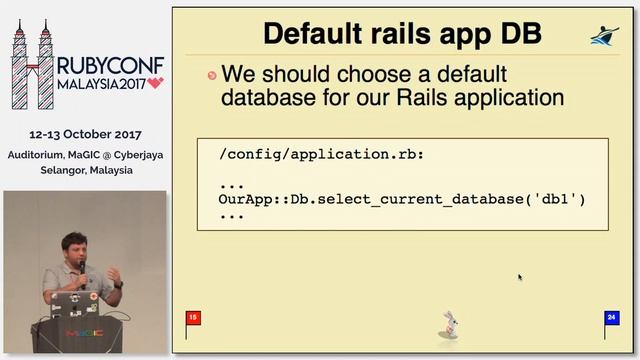 Multiple Backend DBs In A Rails Application - RubyConfMY 2017 смотреть онлайн