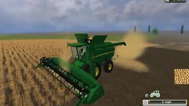 The NEW John Deere s680 Picking Beans on WhitePines Farming Simulator 2013 смотреть онлайн
