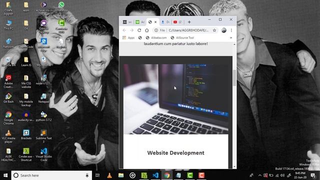 Modern responsive Websiyte with CSS grid and Flexbox смотреть онлайн