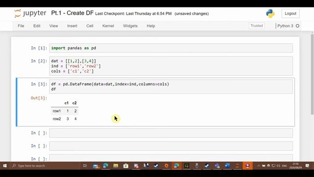 How to Create A Pandas Data Frame смотреть онлайн