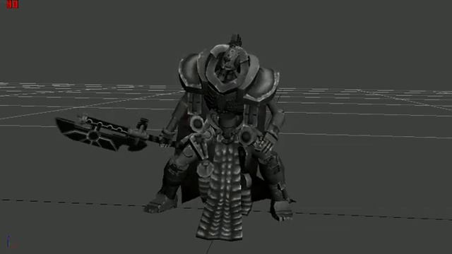 Necron Lord Crouch Idle Anim 01 смотреть онлайн