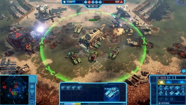 Command And Conquer 4 Skirmish Gameplay GDI смотреть онлайн
