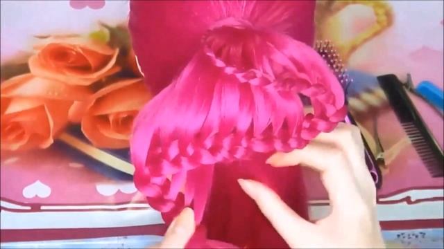 Красивые прически пошагово Легкое плетение волос Прически для длинных и средних волос смотреть онлайн