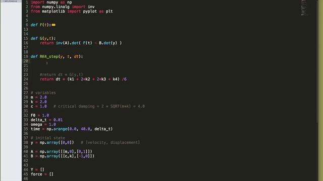 Implementing The Runge-Kutta 4th Order Integrator Using Python смотреть онлайн