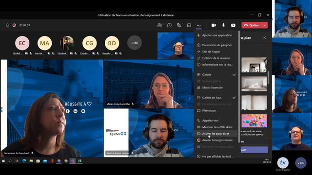 Webinaire Teams en situation d'enseignement à distance 5 janvier 2022 смотреть онлайн