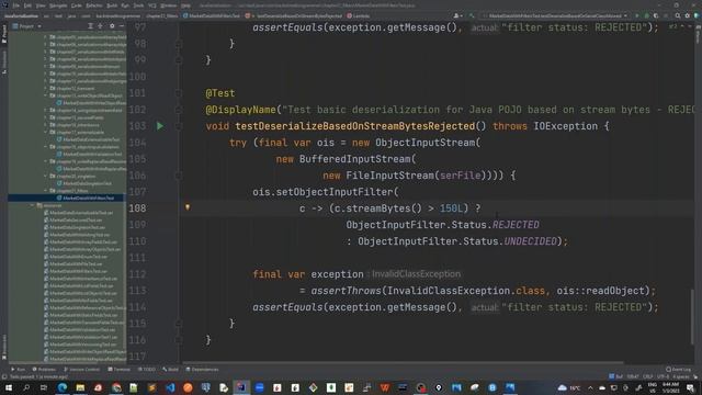 57 - Java Serialization using ObjectInputFilter as REJECTED - Code Demo 3 смотреть онлайн