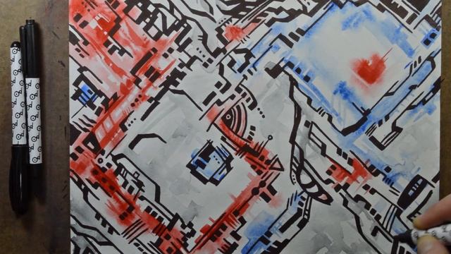 ИНТУИТИВНАЯ АБСТРАКЦИЯ АКВАРЕЛЬЮ 5 INTUITIVE WATERCOLOR ABSTRACT PAINTING смотреть онлайн