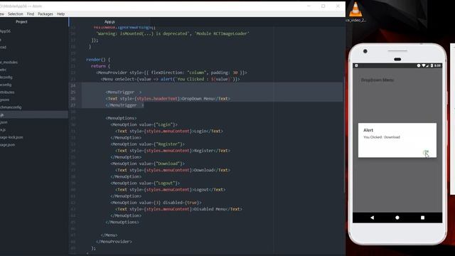 Create Dropdown Menu In React Native смотреть онлайн