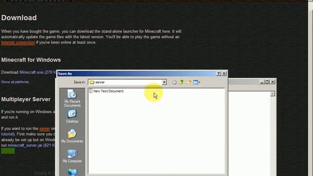 Creating a simple minecraft server (jar file method) смотреть онлайн